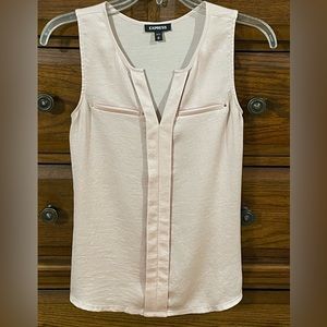 Express sleeveless Satin Top XS